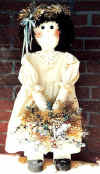 Angels abound.  Pattern includes 33" doll made with easy to cut wood base (full size pattern) and fabric and a grapevine wings.